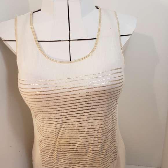 M Vanilla Sugar Sleeveless Gold thread cute - Picture 3 of 6